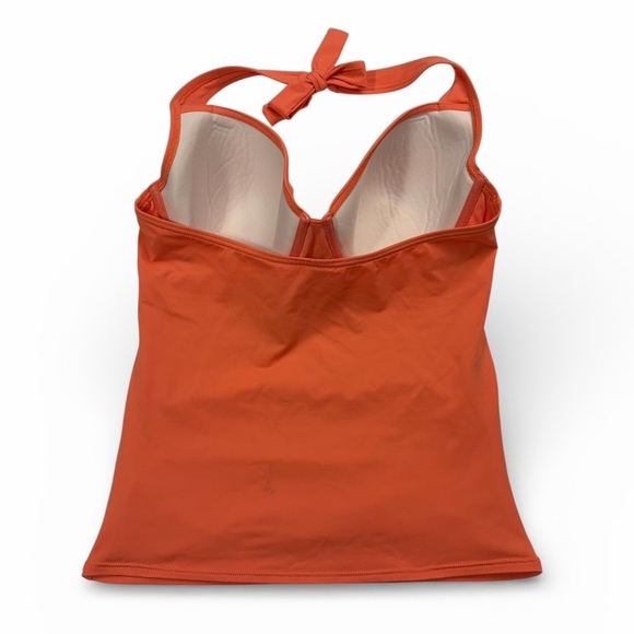 ⭐️ Tommy Bahama Pearl Shirred Underwire Tankini Swim Top - Medium DD - Picture 3 of 8